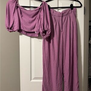 Abercrombie Purple two piece set